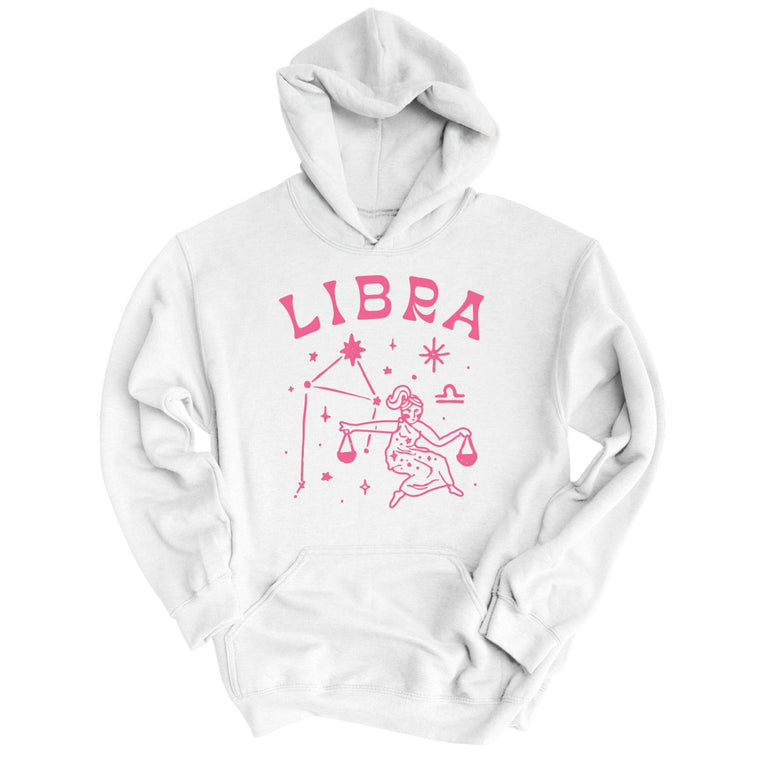 Libra - White - Unisex Hoodie
