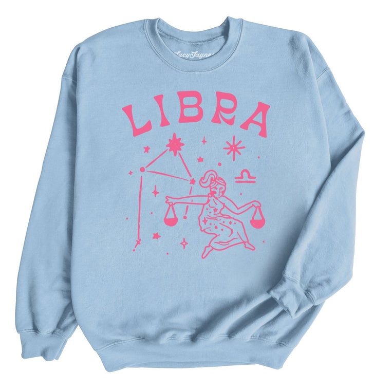 Libra - Light Blue - Unisex Sweatshirt