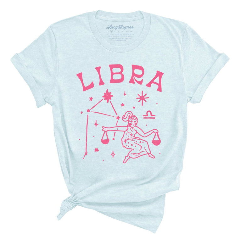 Libra - Heather Ice Blue - Unisex T-Shirt