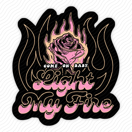 Light My Fire Sticker