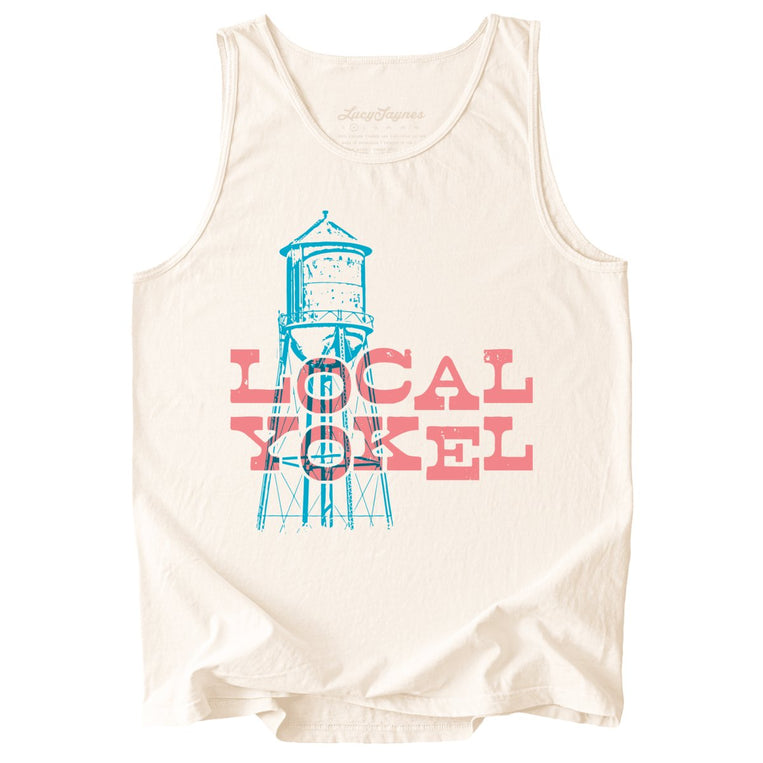 Local Yokel Comfort Colors Graphic Tank Top - Ivory