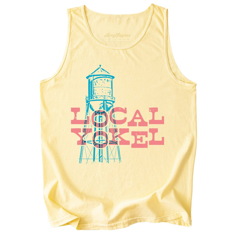 Local Yokel Comfort Colors Graphic Tank Top - Butter