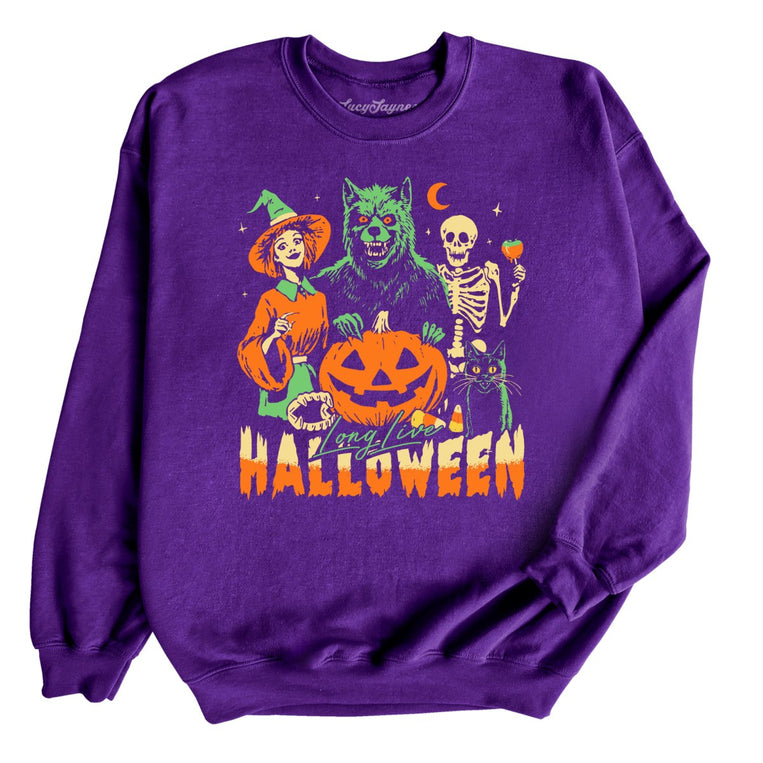 Long Live Halloween - Purple - Full Front