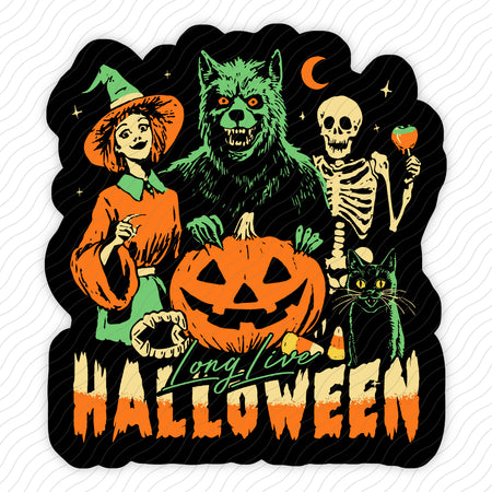 Long Live Halloween Sticker