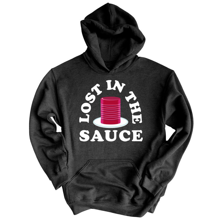 Lost In The Sauce - Charcoal Heather - Full Front