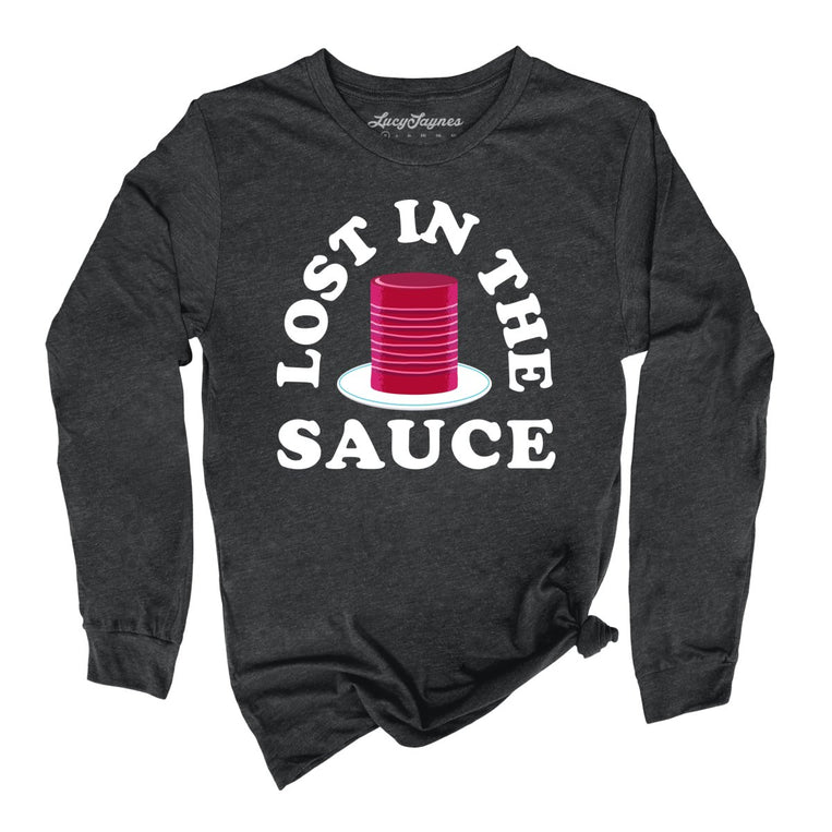 Lost In The Sauce - Dark Grey Heather - Full Front