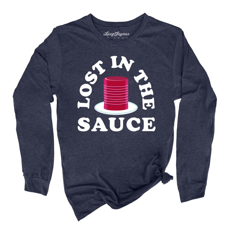 Lost In The Sauce - Heather Navy - Full Front