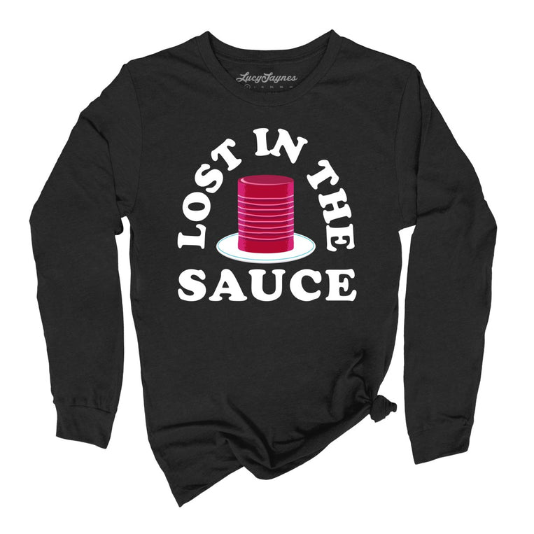 Lost In The Sauce - Black - Full Front