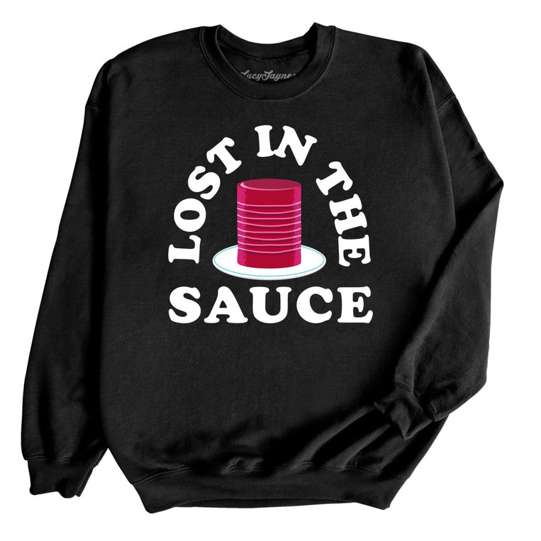 Lost In The Sauce - Black - Full Front