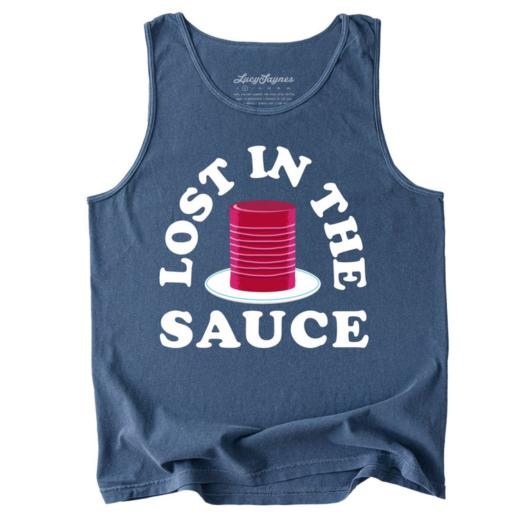 Lost In The Sauce Comfort Colors Graphic Tank Top