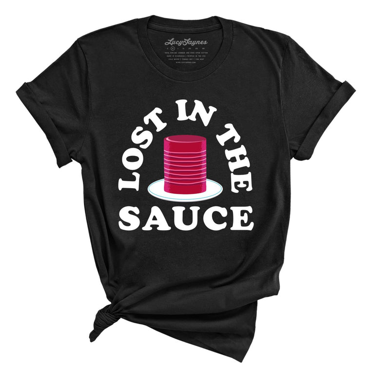 Lost In The Sauce - Black - Full Front