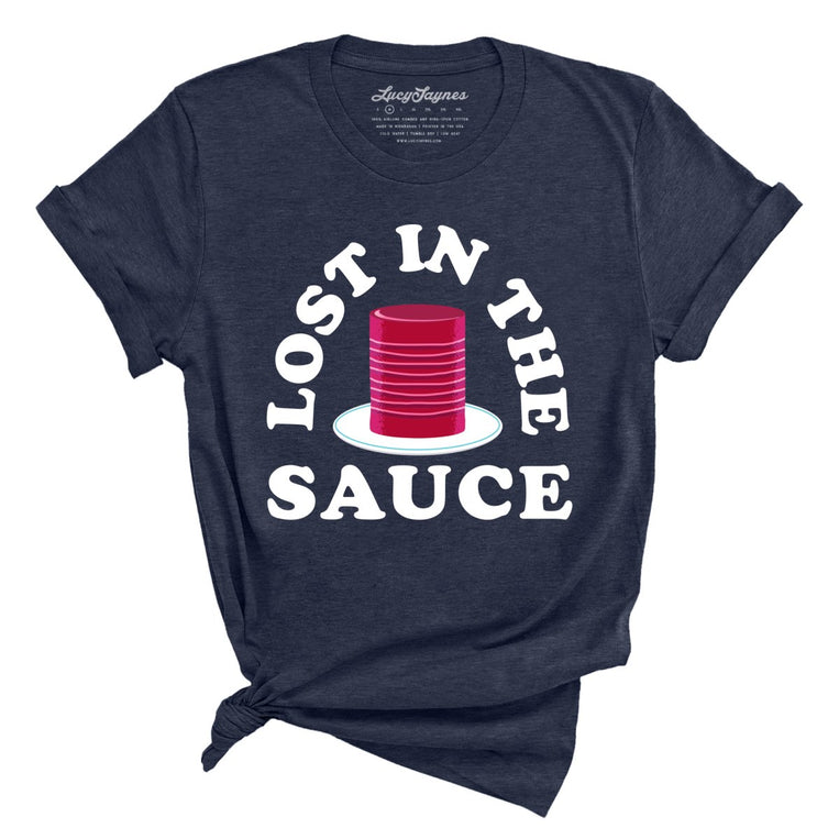 Lost In The Sauce - Heather Midnight Navy - Full Front