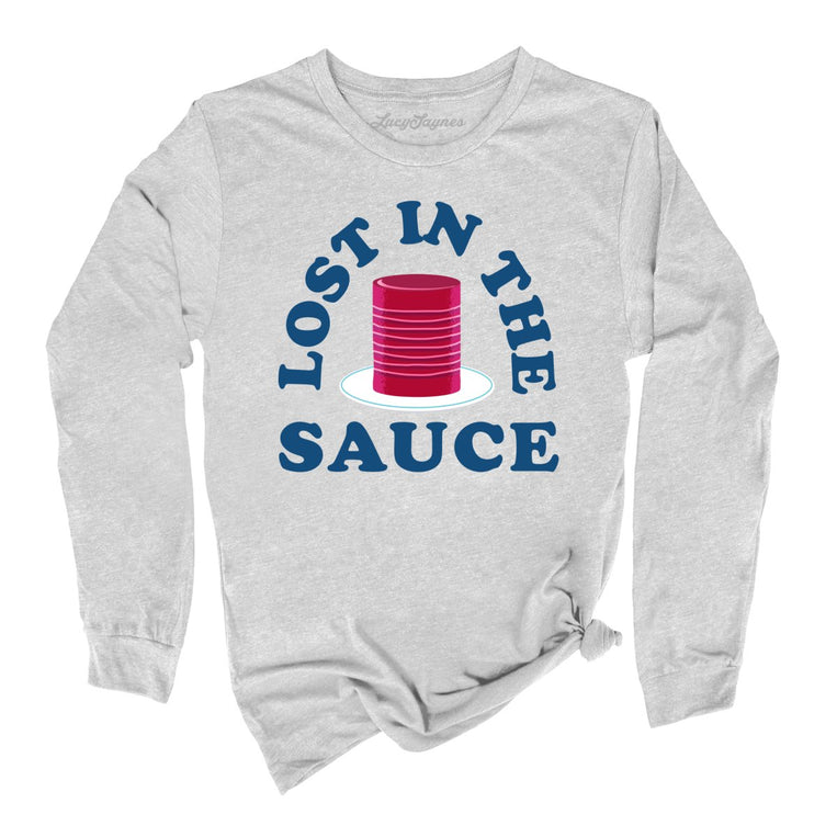 Lost In The Sauce - Athletic Heather - Full Front