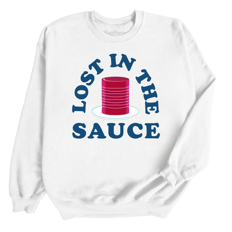 Lost In The Sauce - White - Full Front