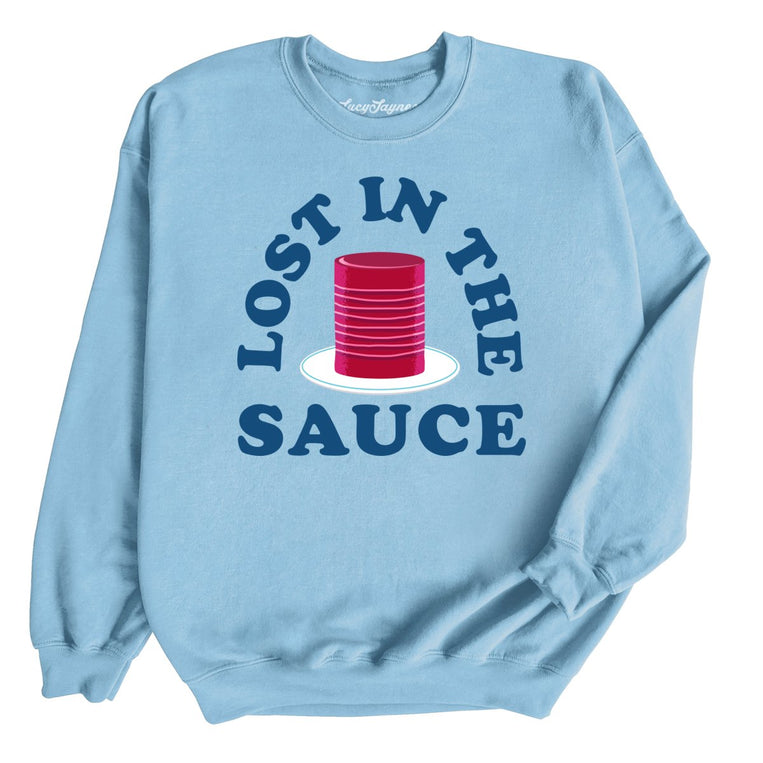 Lost In The Sauce - Light Blue - Full Front