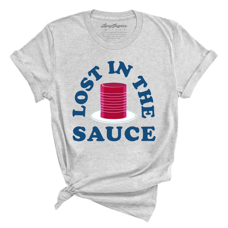 Lost In The Sauce - Athletic Heather - Full Front