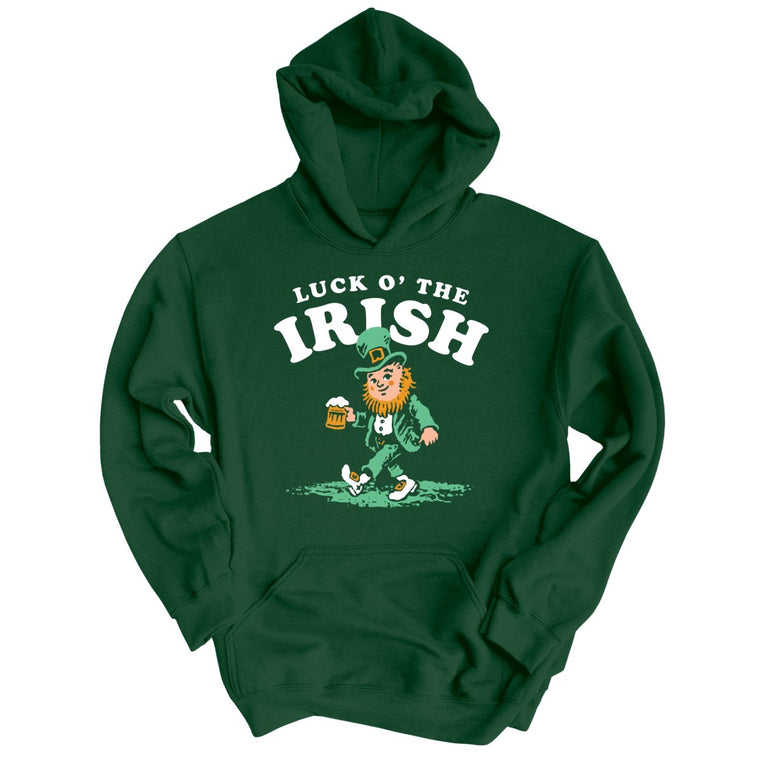 Luck O' The Irish - Forest Green - Unisex Hoodie
