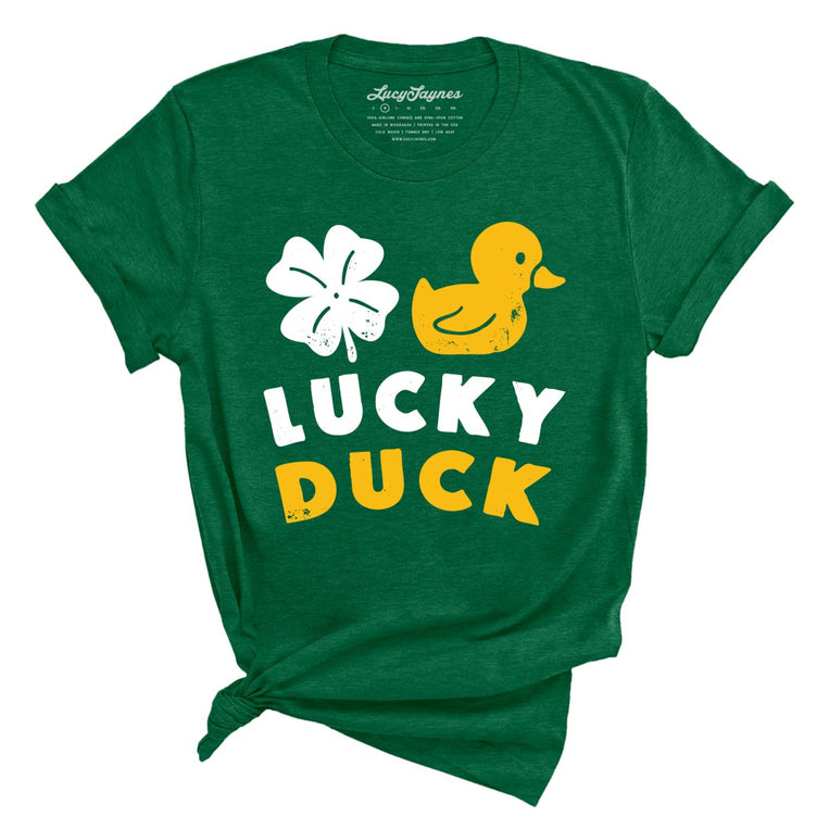 Lucky Duck - Heather Grass Green - Full Front