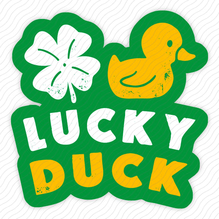 Lucky Duck Sticker
