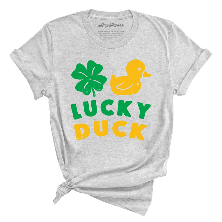 Lucky Duck - Athletic Heather - Full Front