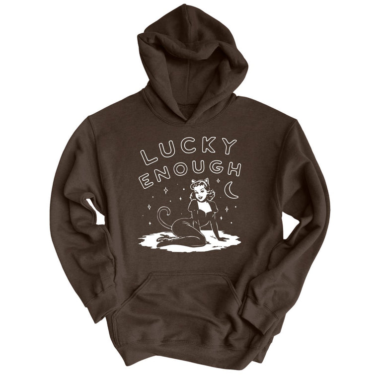 Lucky Enough - Dark Chocolate - Unisex Hoodie
