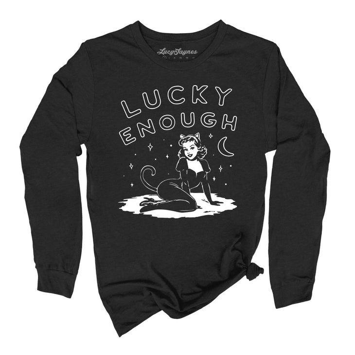 Lucky Enough Long Sleeve Tee