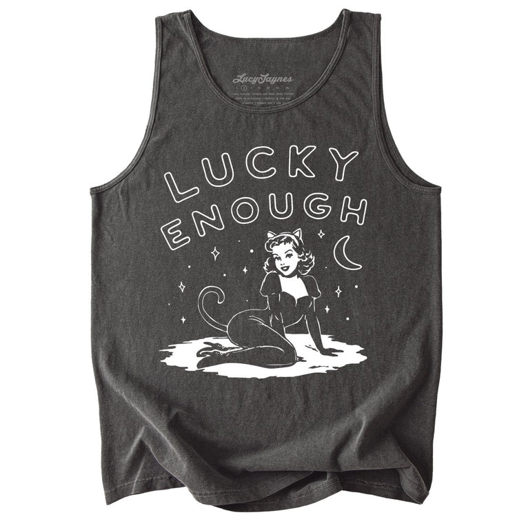 Lucky Enough - Pepper - Tank Top