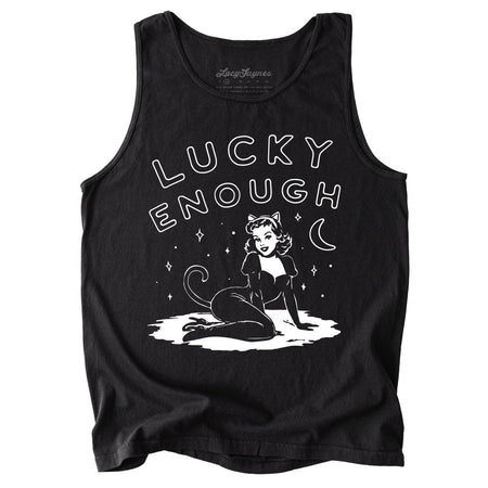 Lucky Enough Comfort Colors Tank Top