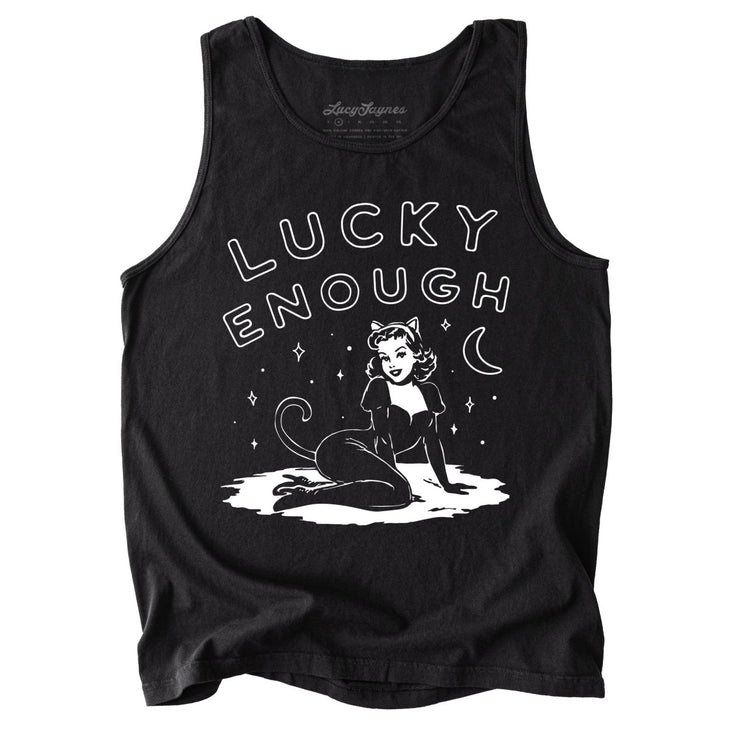 Lucky Enough Comfort Colors Tank Top