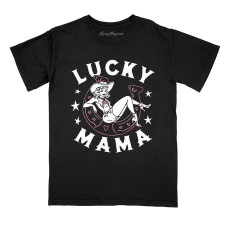 Lucky Mama Comfort Colors Tee