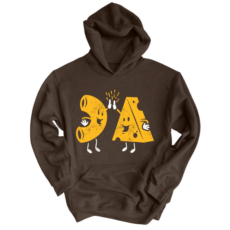 Mac And Cheese High Five - Dark Chocolate - Unisex Hoodie