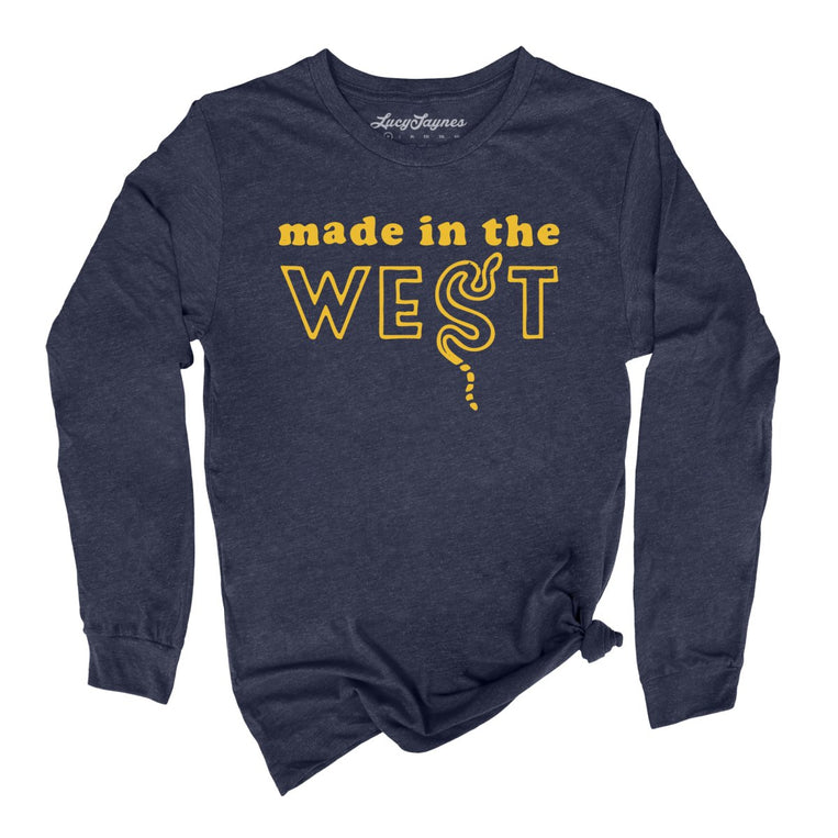 Made In The West - Heather Navy - Full Front