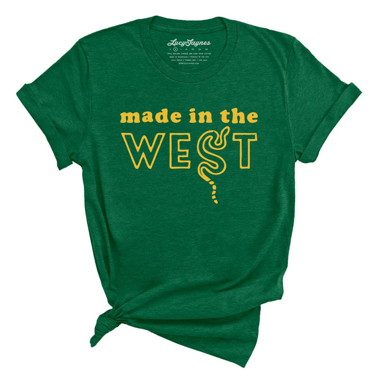 Made In The West - Heather Grass Green - Full Front