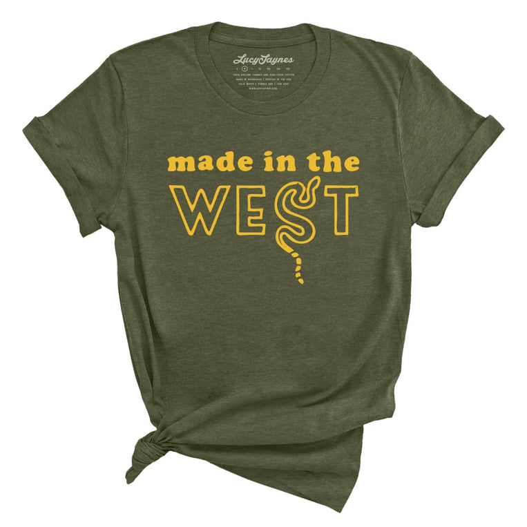 Made In The West - Heather Military Green - Full Front