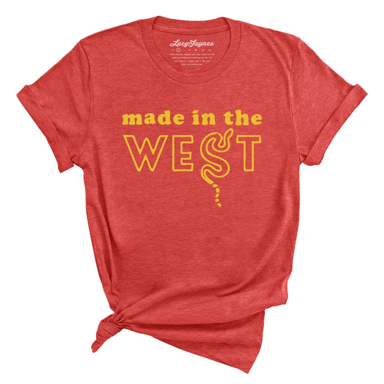 Made In The West - Heather Red - Full Front