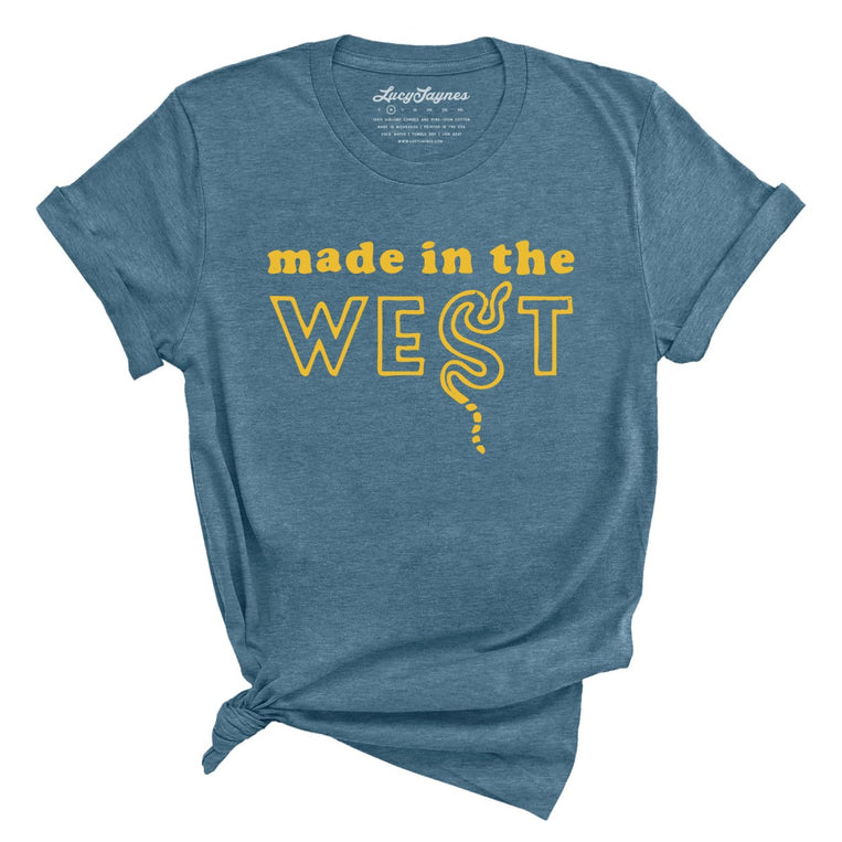 Made In The West - Heather Deep Teal - Full Front