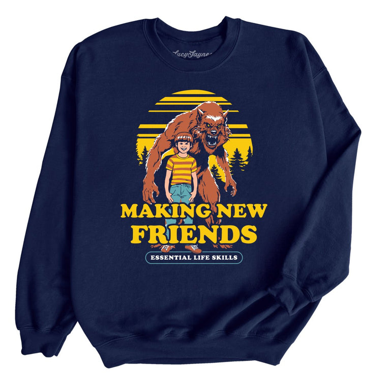 Making New Friends - Navy - Full Front