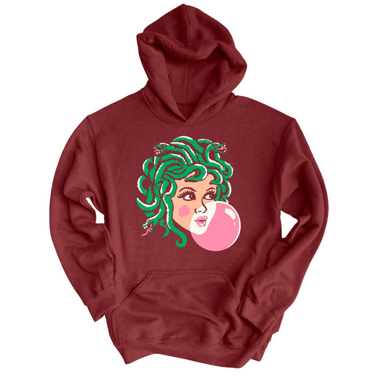 Medusa Bubblegum - Maroon - Unisex Hoodie