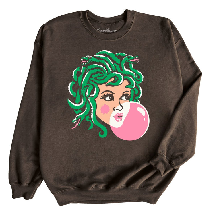 Medusa Bubblegum - Dark Chocolate - Unisex Sweatshirt