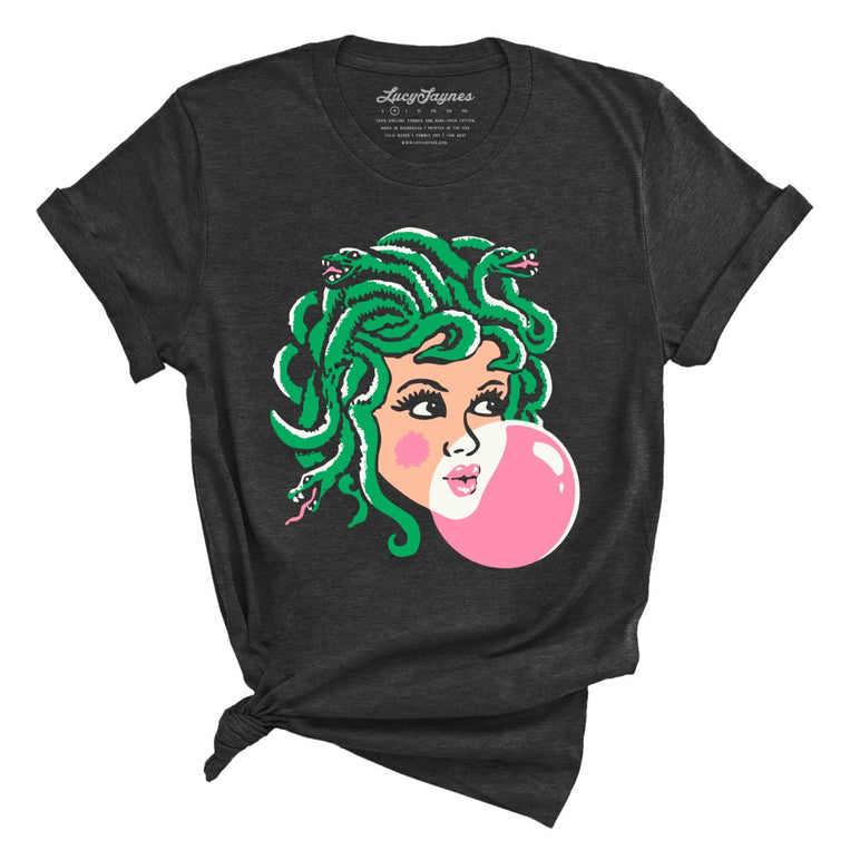 Medusa Bubblegum - Dark Grey Heather - Unisex T-Shirt