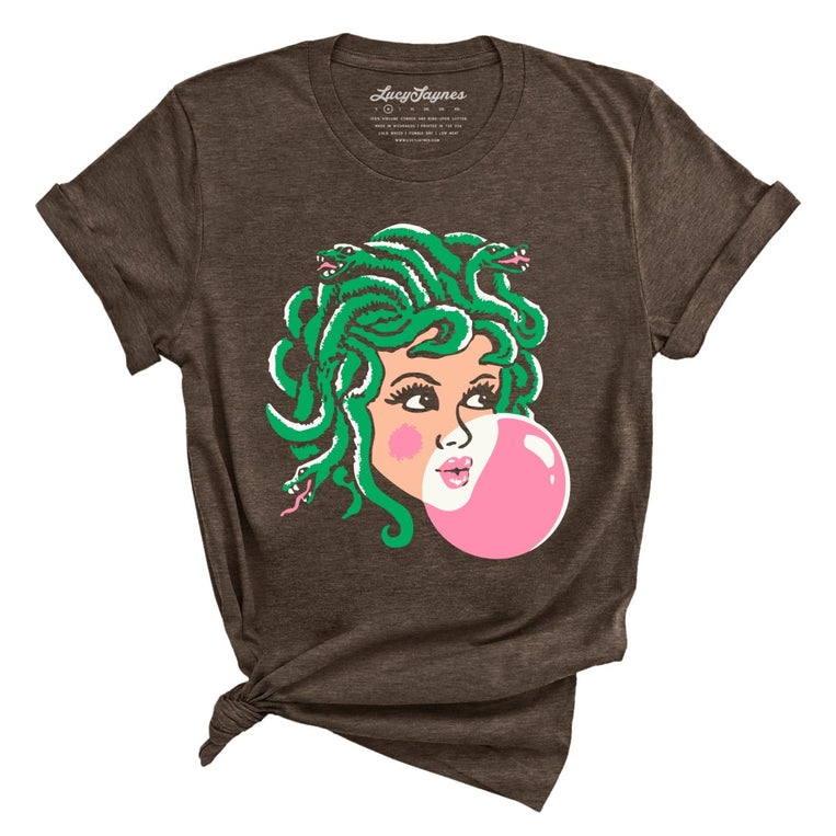 Medusa Bubblegum - Heather Brown - Unisex T-Shirt