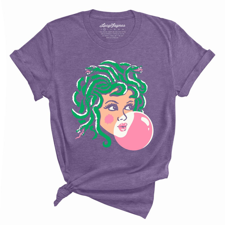 Medusa Bubblegum - Heather Purple - Unisex T-Shirt