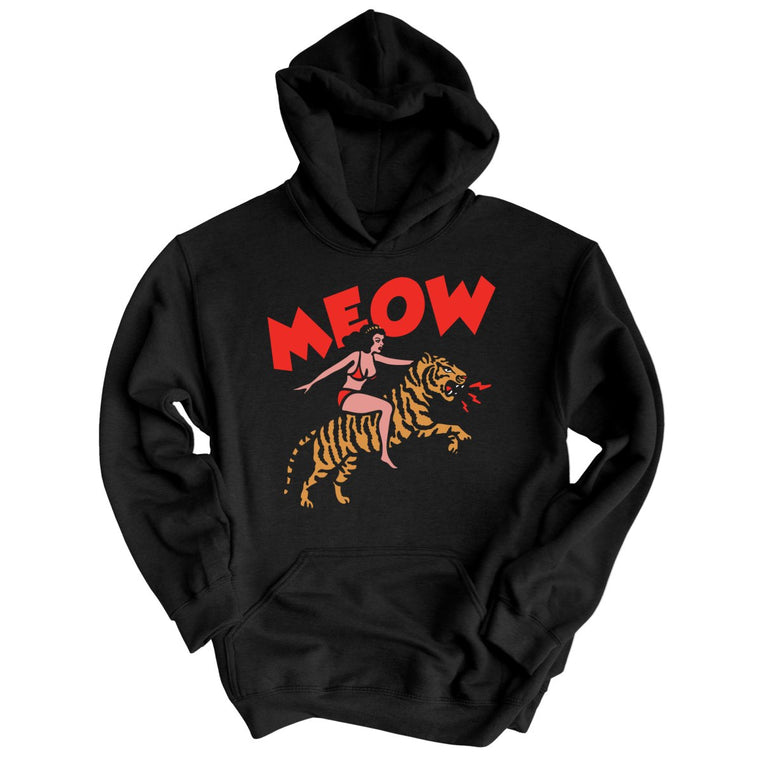 Meow Tiger - Black - Front