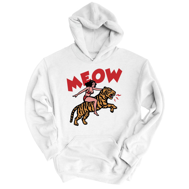 Meow Tiger - White - Front