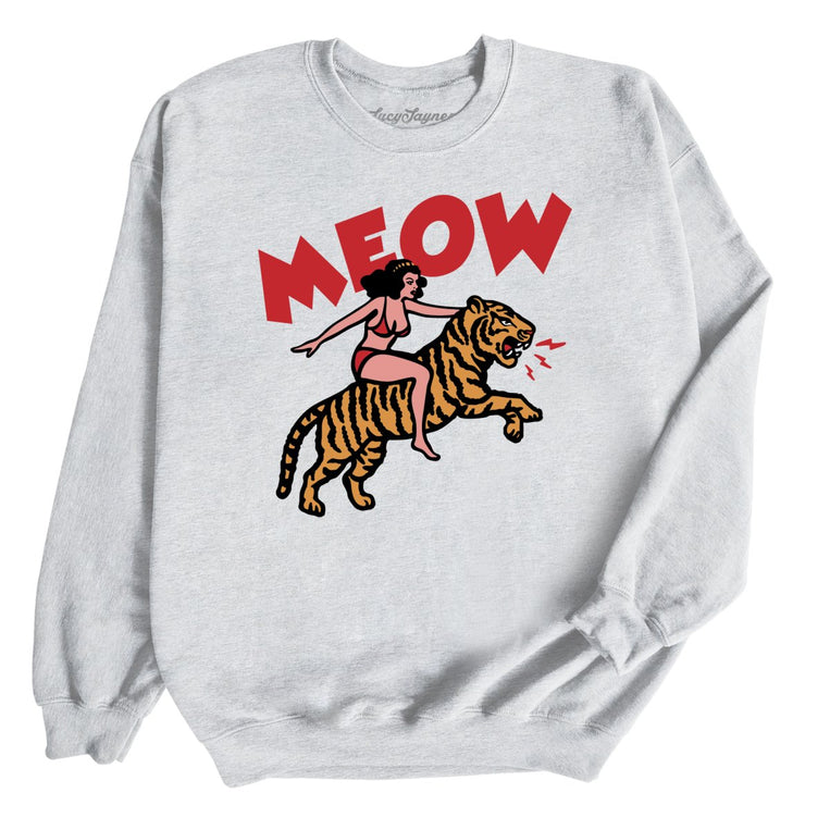 Meow Tiger - Ash - Front