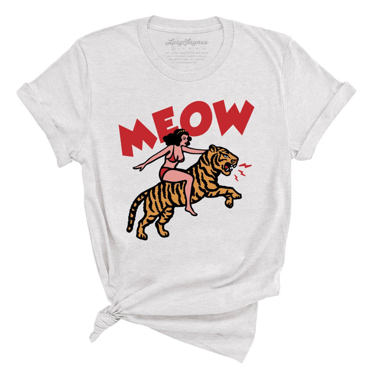 Meow Tiger - Ash - Front