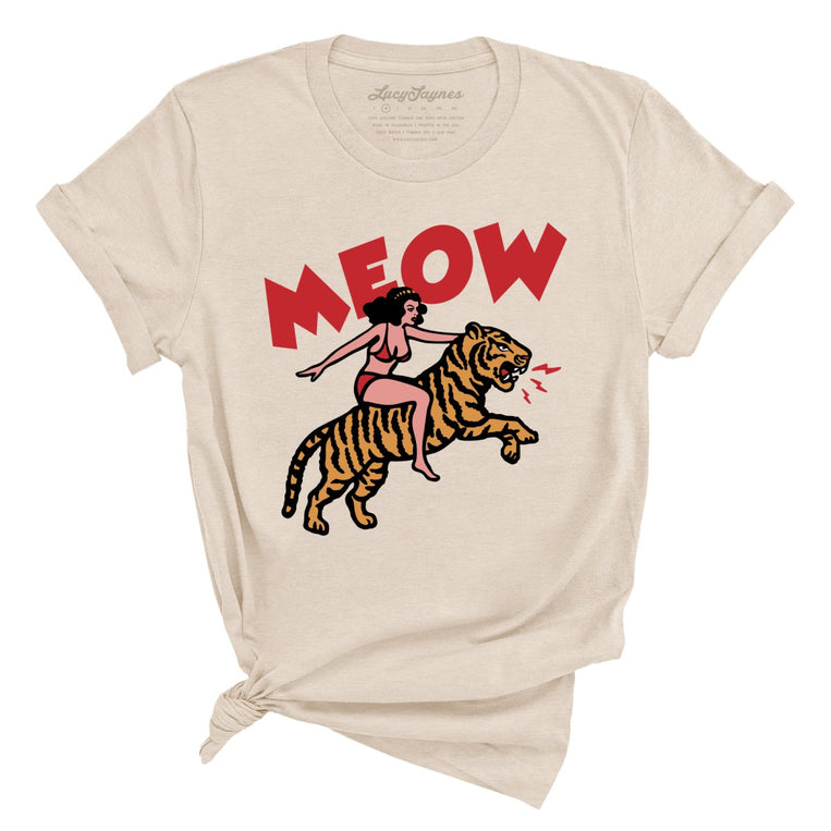 Meow Tiger - Soft Cream - Front