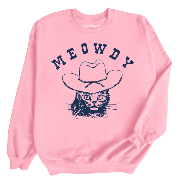 Meowdy - Light Pink - Full Front