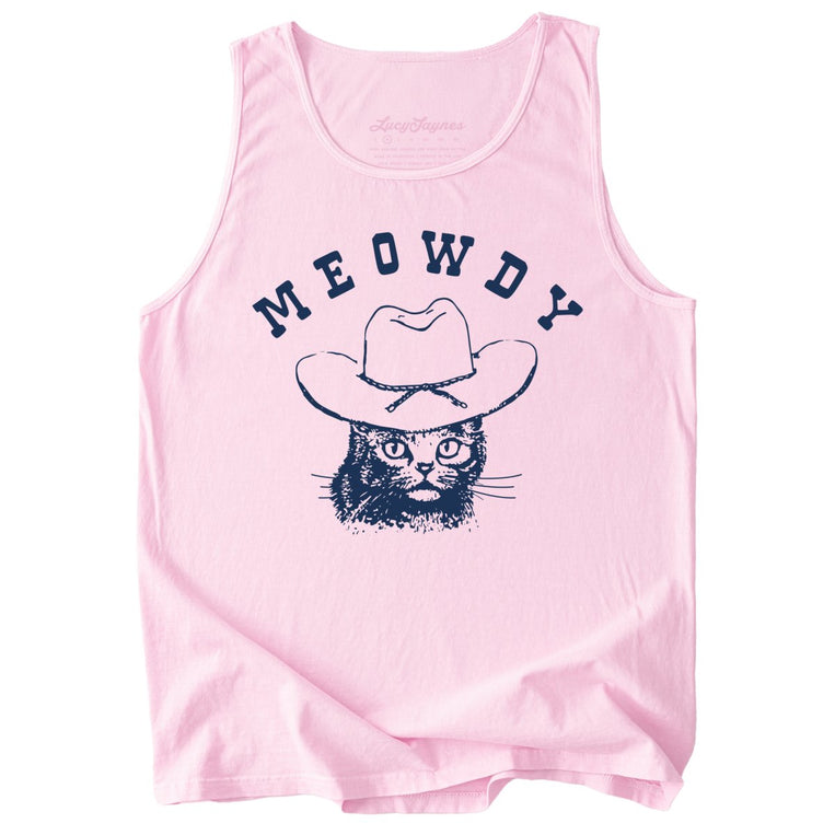 Meowdy Comfort Colors Graphic Tank Top - Blossom