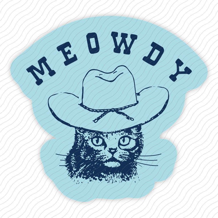 Meowdy - Sticker